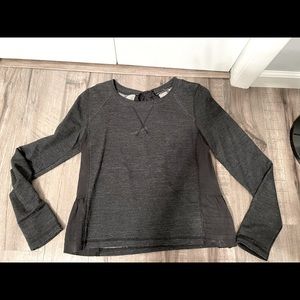 Lululemon sweatshirt ruffles